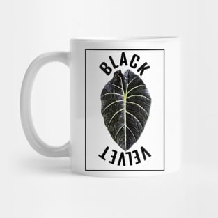 Alocasia Black Velvet Mug